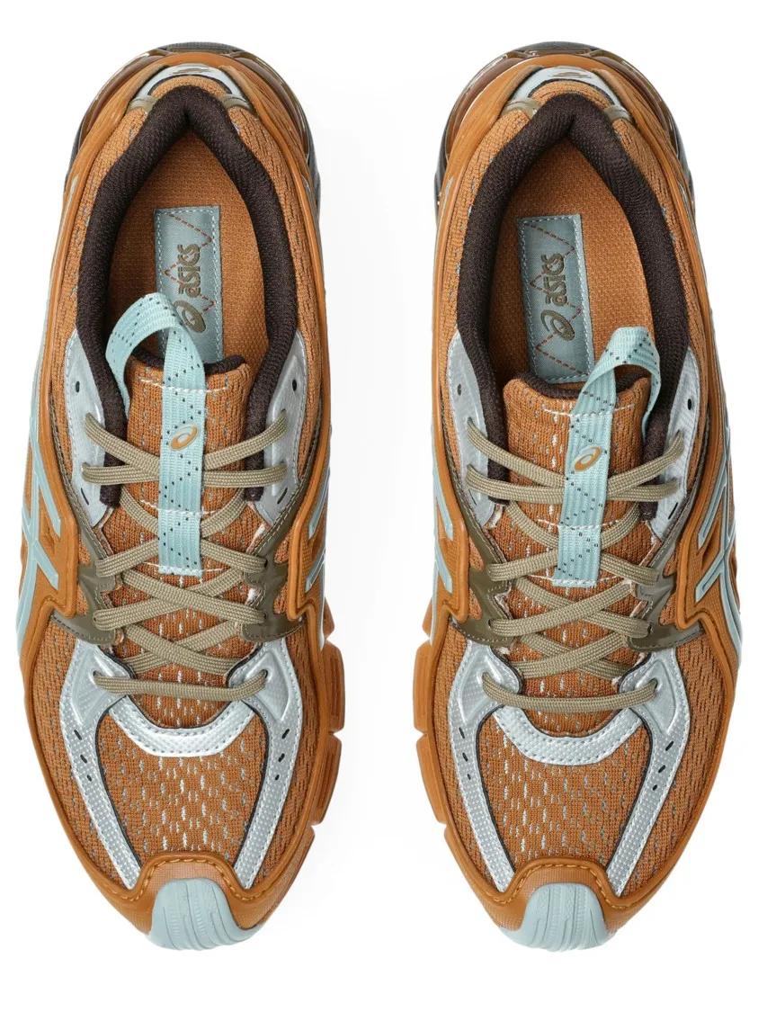 Thumbnail - Asics x Kiko Kostadinov Low-Top Sneaker - Burnt Orange Low-Profile Sneakers With Light Blue - Gr. 10_5 - in Braun - für ...