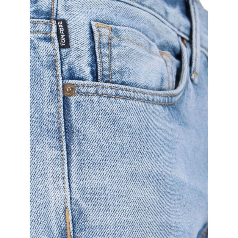 Tom Ford Jeans Straight-Fit Jeans blau(Image 8)