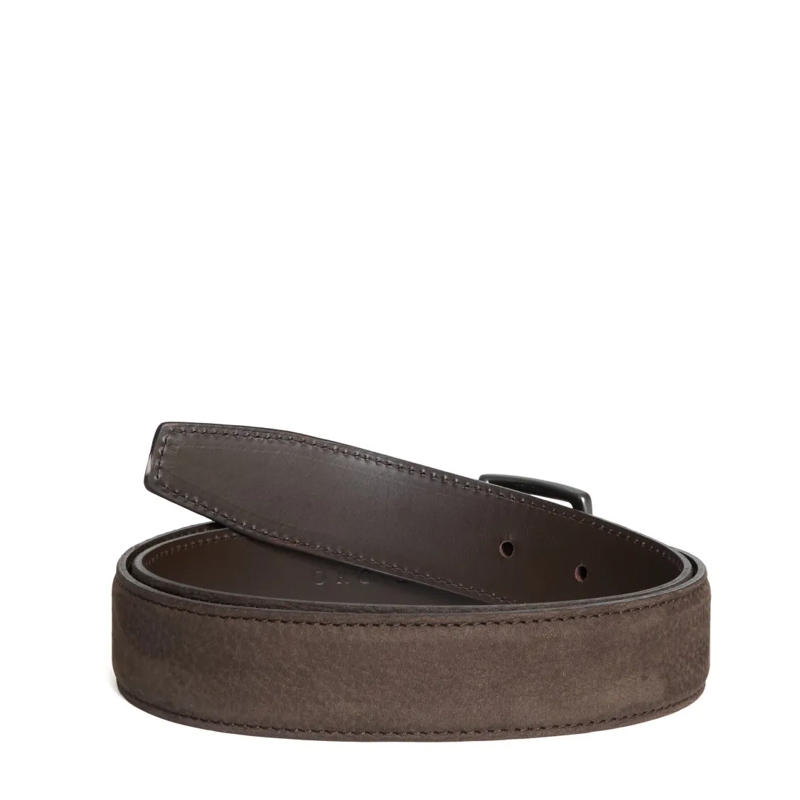 Orciani Riem Classic Nubuck Belt Brown(Image 3)