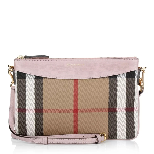Burberry Peyton House Check Derby Pale Orchid Clutch