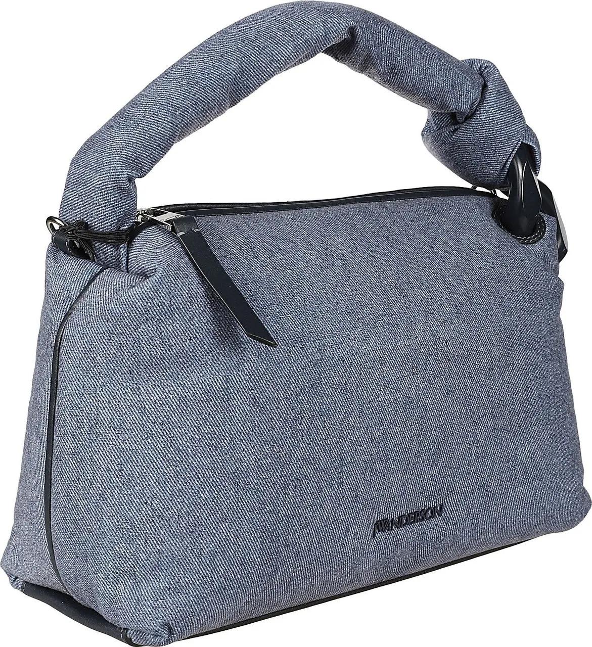 J.W.Anderson Crossbody bags The Puffy Corner Bag Blue in blauw