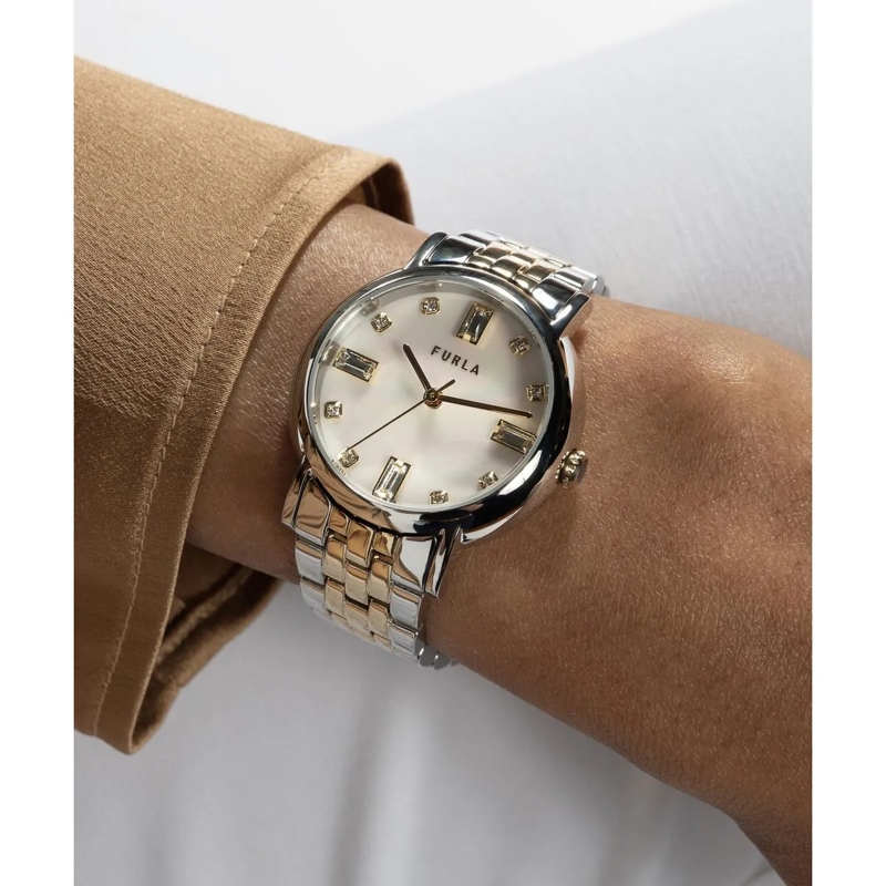 Furla Quarzuhr Quarz-Analoguhr Furla Easy Shape gold(Image 2)