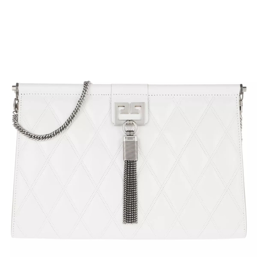 Givenchy GV Tassel Shoulder Bag Leather White Cross body-väskor