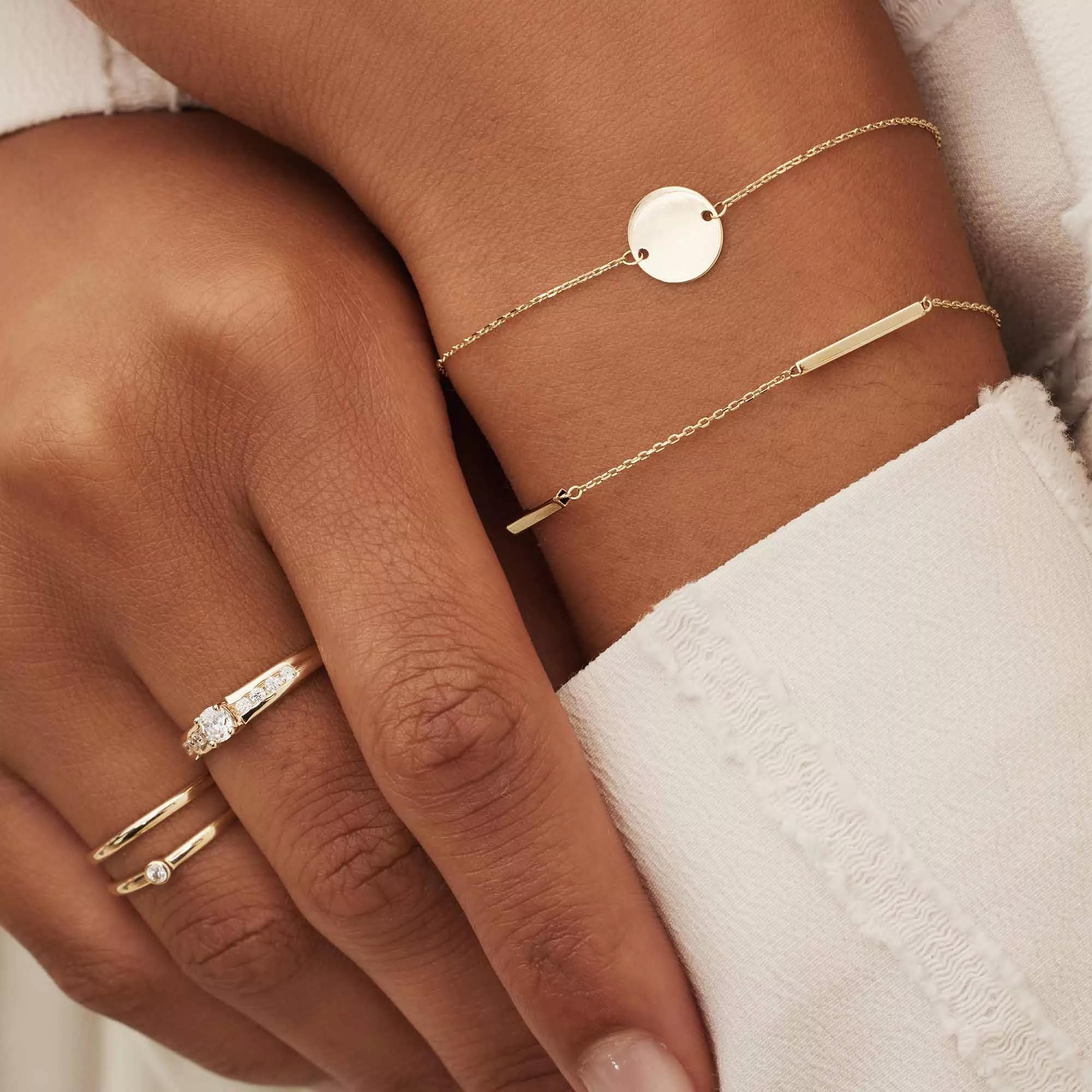 Thumbnail - Isabel Bernard Armband - Le Marais Jeanne 585 Gold Armband - Gr. ONE SIZE - in Gold - für Damen