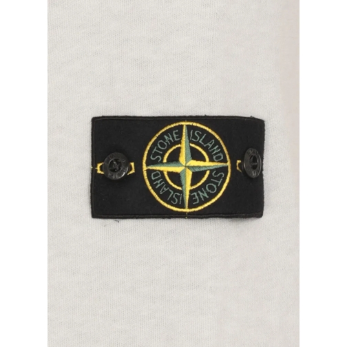 Stone Island Sweatshirts Grey Cotton Logoed Sweatshirt Grey (Image 5)