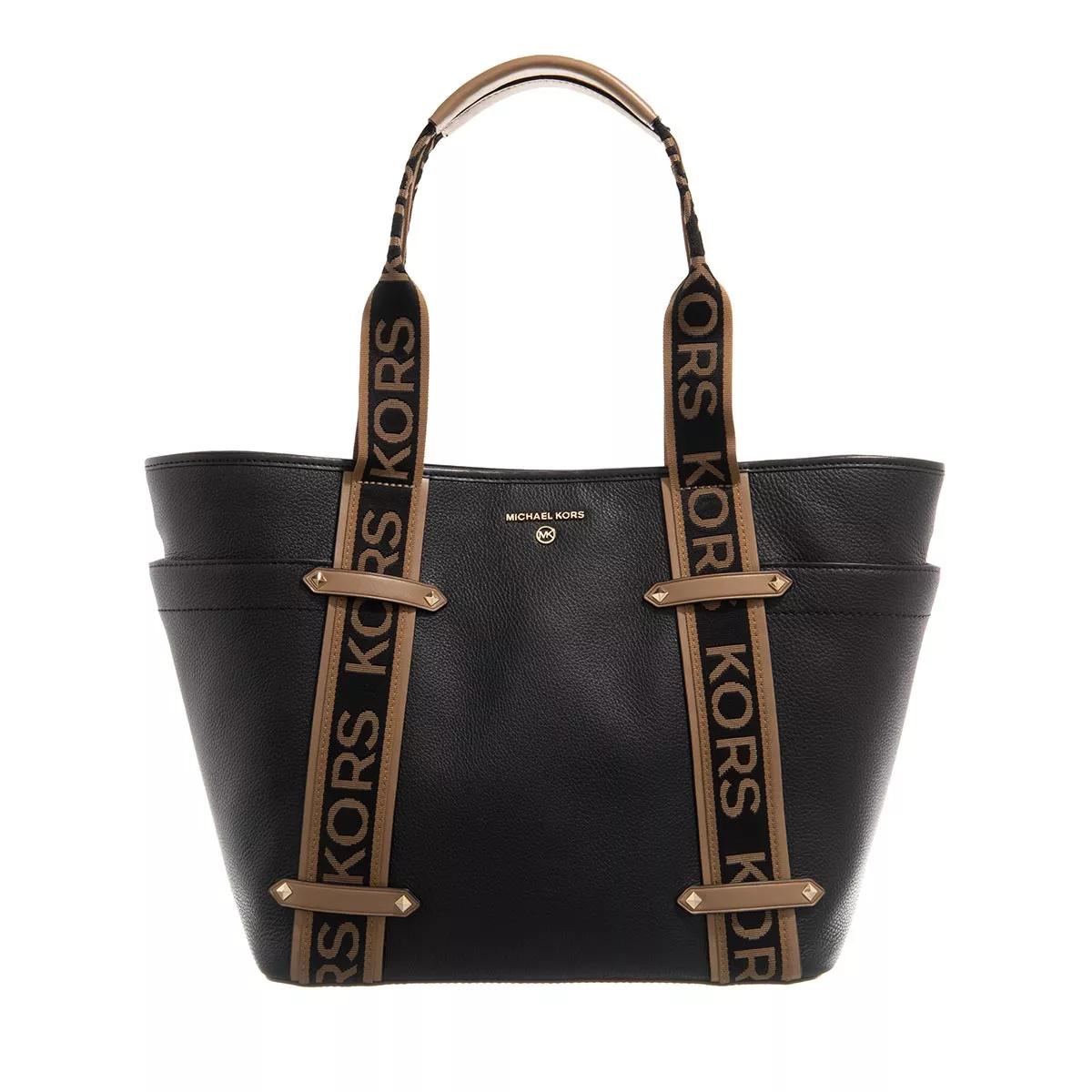 Michael Kors Large Open Tote Black Multi Tote