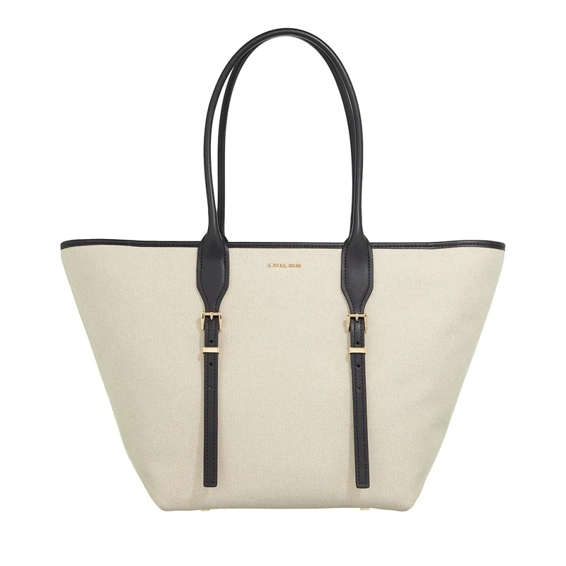 MICHAEL Michael Kors Shopper Lg Buckle Tote Black
