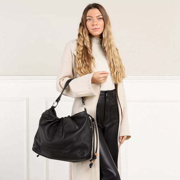 Gianni Chiarini Peonia Hobo Bag Nero Hobo Bag