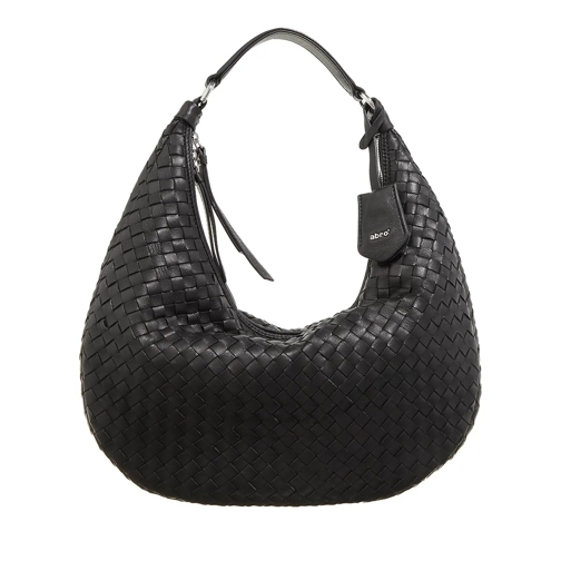 Abro Beutel Nana Small/ Black/Nickel  Black/Nickel Sac hobo