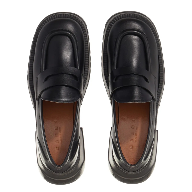 Marni Loafer Moccasin Shoe Black(Image 5)