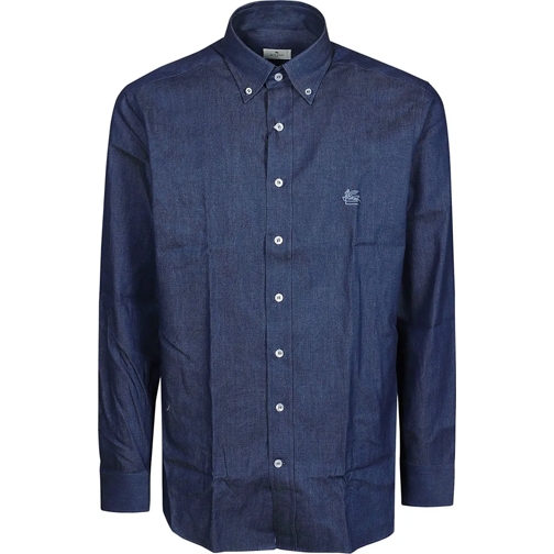 Etro Legere Oberteile Roma Shirt Blue blau