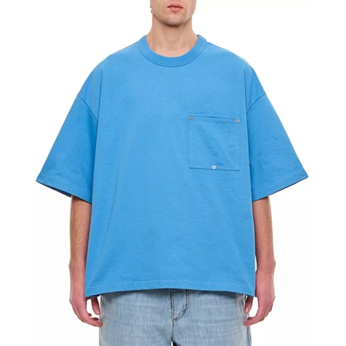 Bottega Veneta Heavy Japanese Jersey T-Shirt Blue 