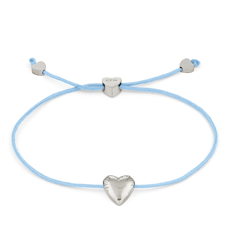 Copenhagen Armband Edelstahl Balloon Hearts blau