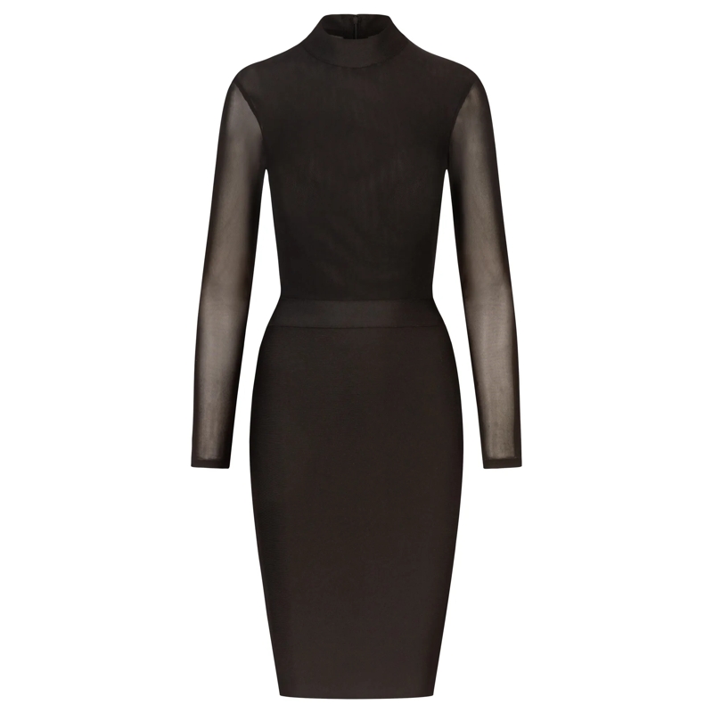 Kraimod Abendkleid Bandagekleid schwarz