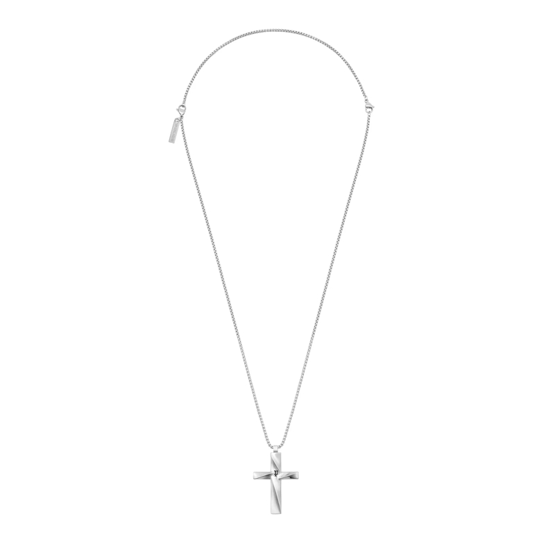 Police  Herrenkette Contorto- Herrenkette- Farbe: silbe silber