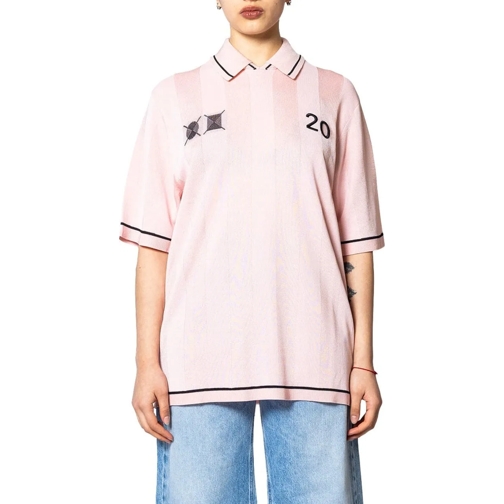 Jacquemus T-shirts LE POLO LIGA LIGHT PINK mehrfarbig