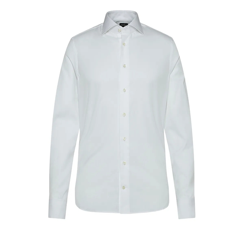 VAN LAACK Hemd Hemd Slim Fit Uni weiss