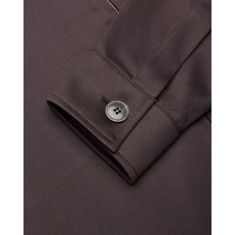 VALENZA Legeres Oberteil Heren Heavy Supima Overshirt grau(Image 3)