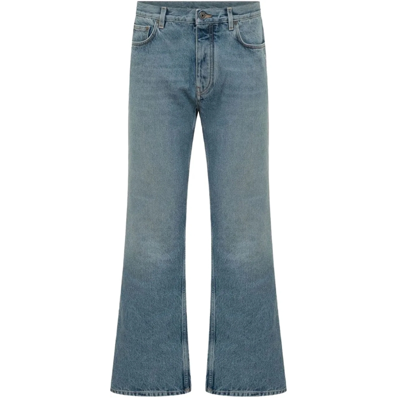 Off-White Jeans évasés Jeans Light Medium Blue blau