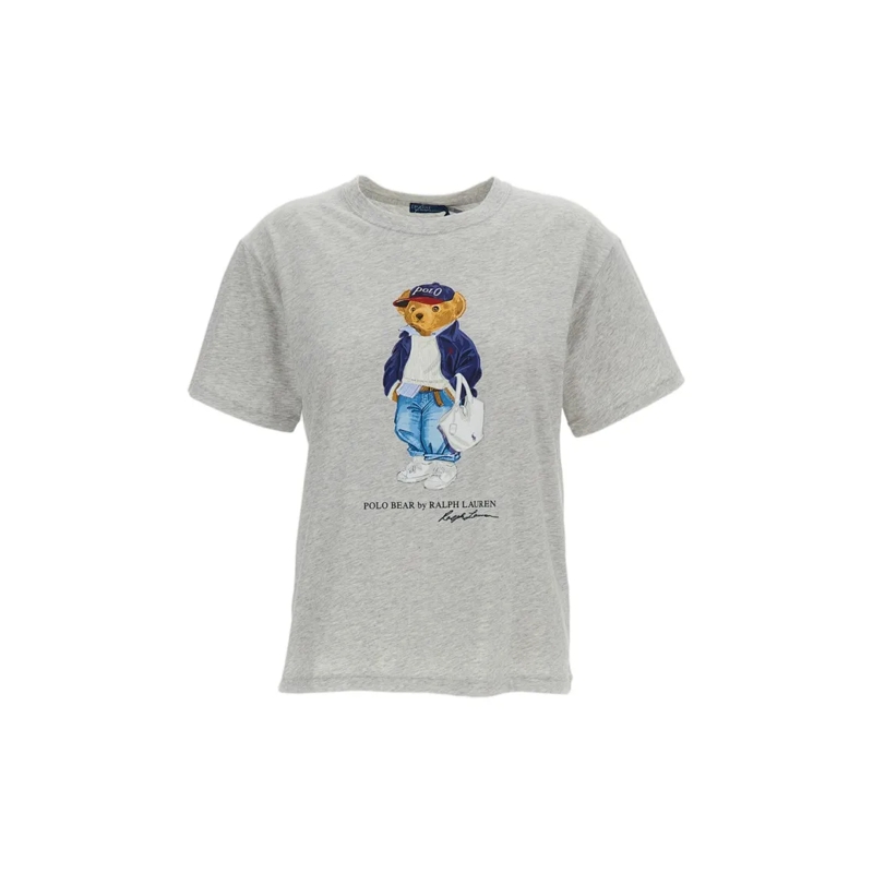 Polo Ralph Lauren T-Shirt T-Shirt mit Print grau