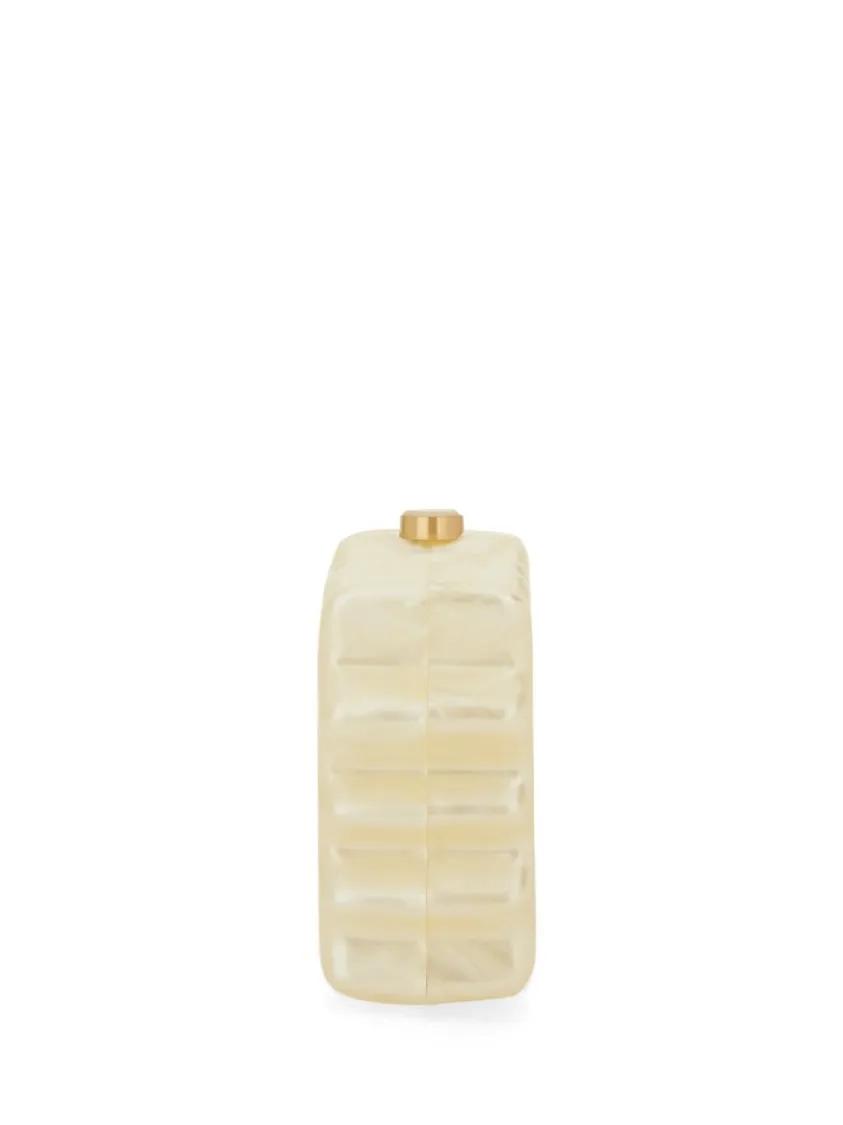 Cult Gaia Clutches "Paloma" Clutch in beige