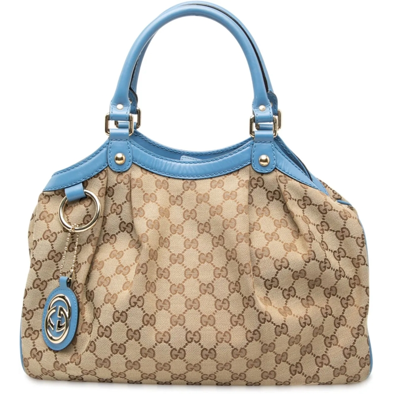 Gucci Shopper Medium GG Canvas Sukey Tote braun