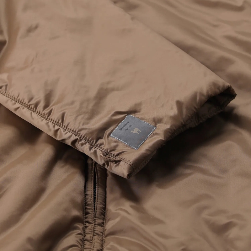 Max Mara Übergangsjacke Jacke Greenh mit Kamelwolle braun(Image 4)