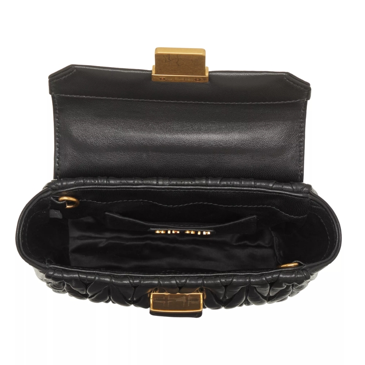 Miu Miu Woman Shoulder Bag Black | Satchel