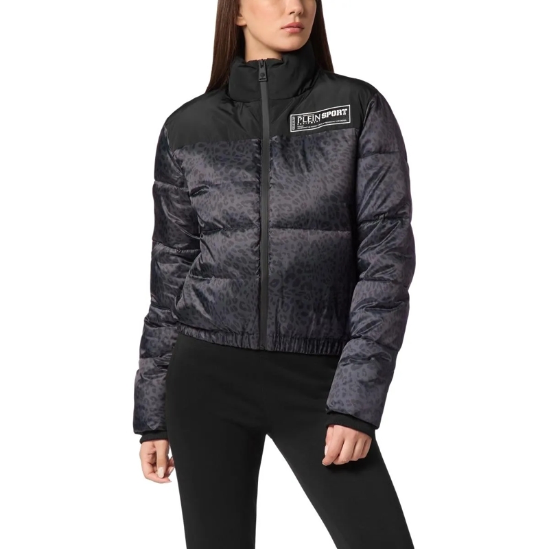 Plein Sport Daunenjacke Winterjacke Leopard schwarz(Image 4)