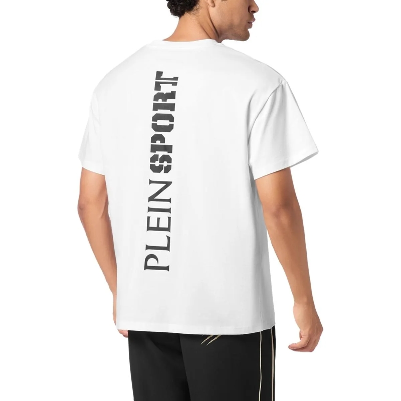 Plein Sport T-Shirt T-Shirt Rundhalsausschnitt Ss Logo weiss(Image 4)