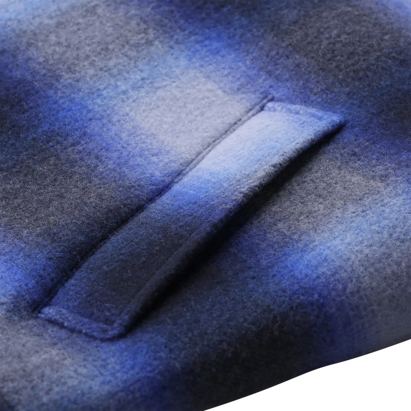 Balenciaga Jacke Jacke aus Wolle blau(Image 7)