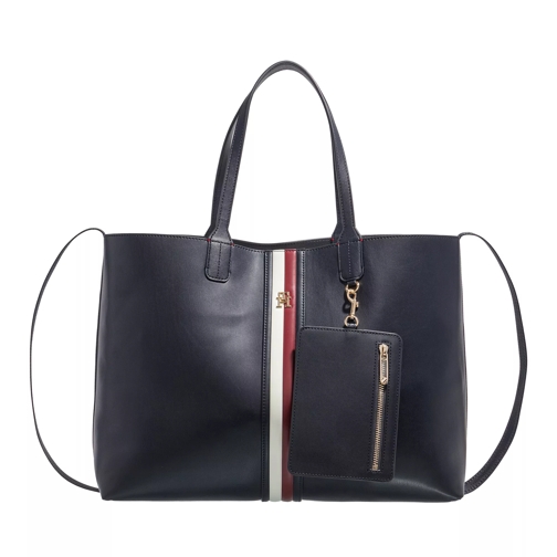Tommy Hilfiger Iconic Tommy Tote Puffy Global Stripes Tote