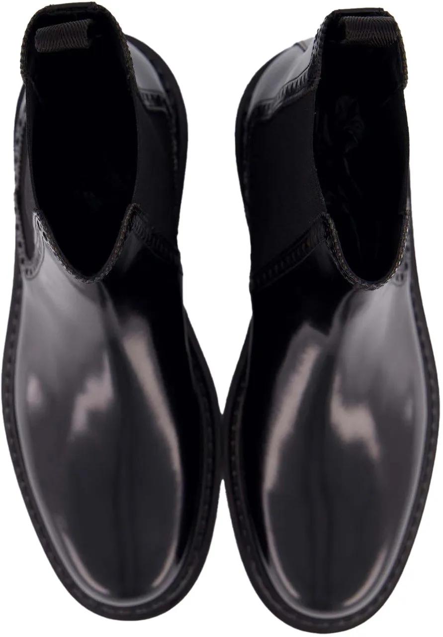 Thumbnail - Dolce&Gabbana Stiefel - Heren Brushed Ankle Boot Zwart - Gr. 43 (EU) - in Schwarz - für Damen