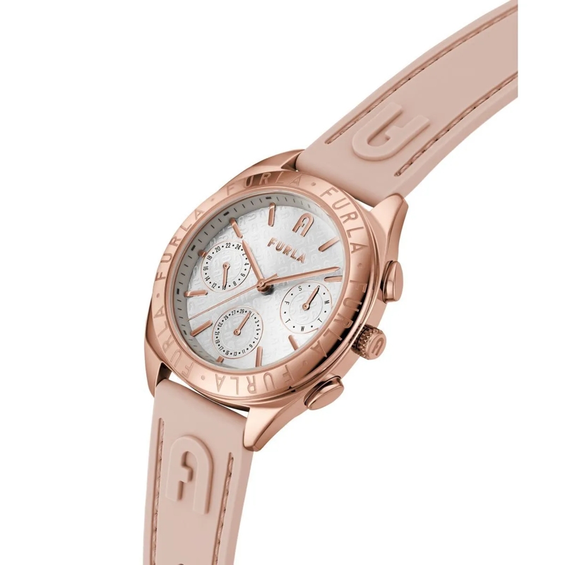 Furla Quarzuhr Analoge Quarzuhr Furla Logos rosa(Image 4)