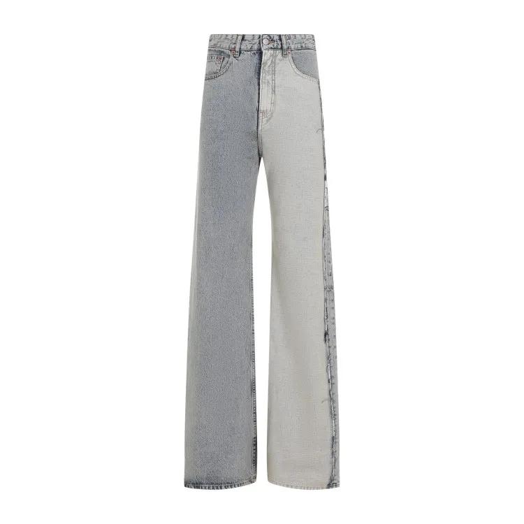 MM6 Maison Margiela - Light Blue Cotton Jeans - Größe 28 - blau