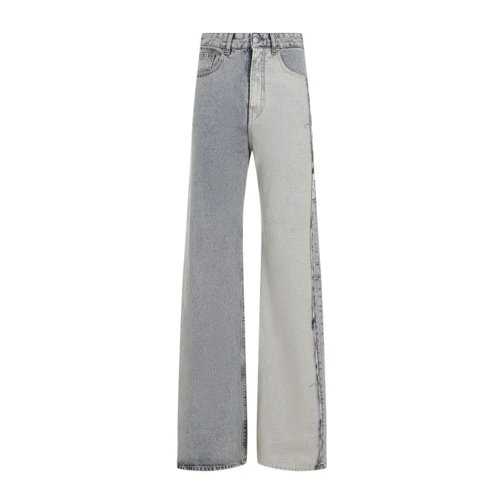 MM6 Maison Margiela Light Blue Cotton Jeans Blue 