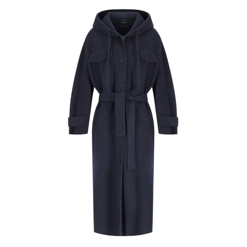 WEEKEND Max Mara Parka MAX MARA WEEKEND LEVANTE BLAU MANTEL blau