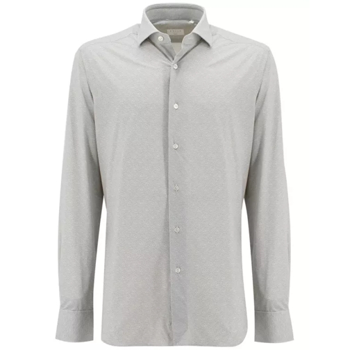 Xacus Grey Melange Shirt Grey 