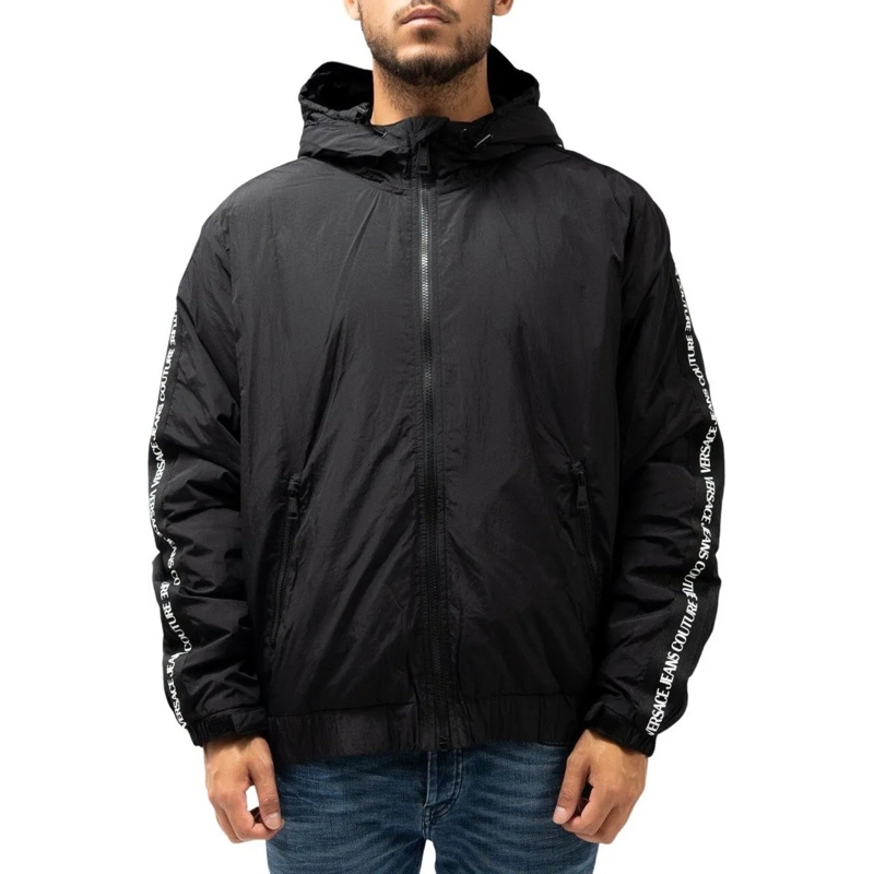 Versace Jeans Couture Donsjas Logo Band Jacket schwarz