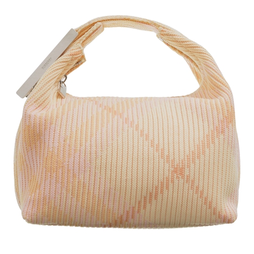 Burberry Sac hobo Check Pattern Zipped Tote Bag Sherbet