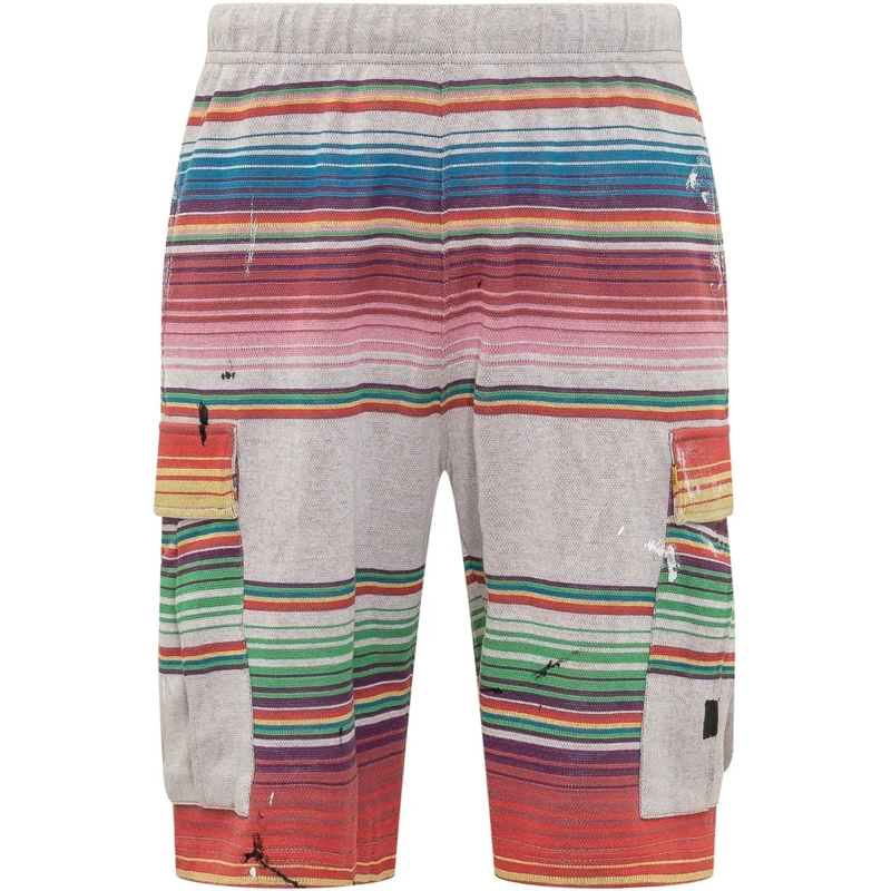 Gallery Dept. Shorts Shorts con Tasche Laterali e Motivo a Righe mehrfarbig