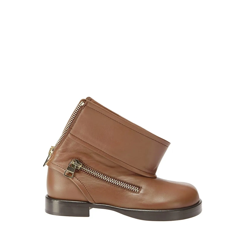 J.W.Anderson Bottes Biker Ankle Boots Brown
