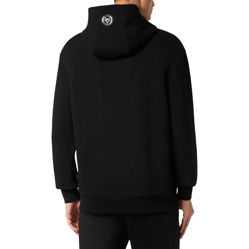 Plein Sport Top Hoodie Scratch schwarz(Image 2)