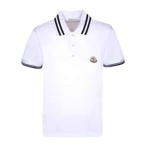 Moncler Cotton Polo Shirt White 
