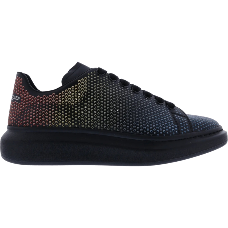 Alexander McQueen Low-Top-Sneaker Heren Oversized Sneaker SS22 Perfo schwarz
