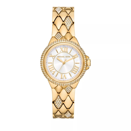 Michael Kors Michael Kors Camille Three-Hand Gold-Tone Stainless Steel Gold Quartz Horloge