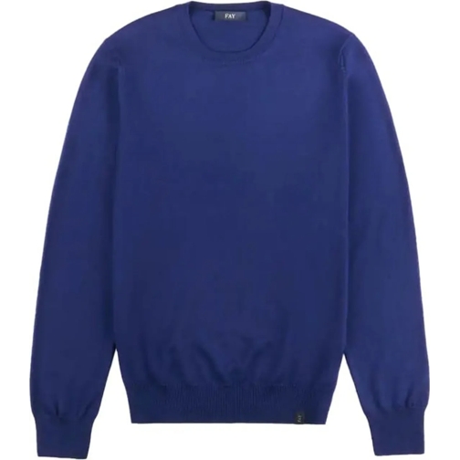 Fay  Sweaters Blue blau