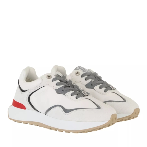 Givenchy Giv Runner Sneakers Nylon Suede Grey/White låg sneaker