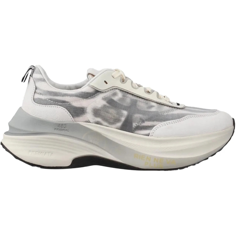 Premiata Low-Top-Sneaker Dames Hill Sneaker weiß