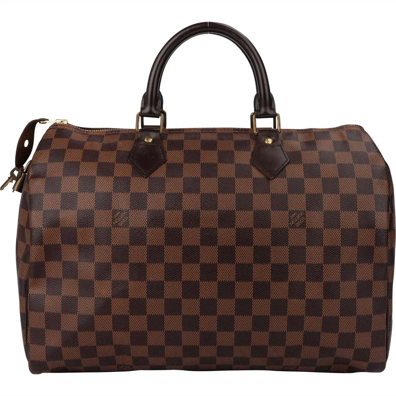Thumbnail - Louis Vuitton Crossbody Bags - Louis Vuitton Damier Ebene Monogram Speedy 35 Hand - Gr. unisize - in Bunt - für Damen